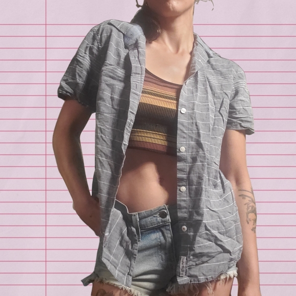 PENGUIN Button Down Shortsleeve Collared Shirt - Picture 5 of 7